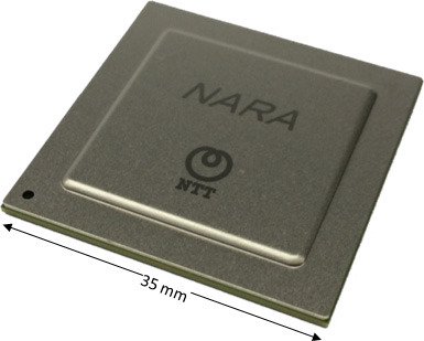 NTT、4K/8K対応の高圧縮「HEVCリアルタイムエンコーダチップ」を開発 画像