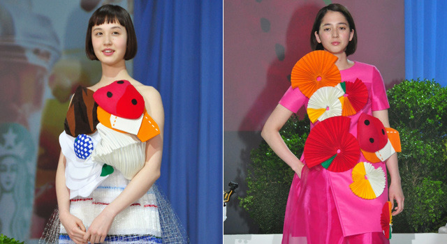 水原希子の妹・佑果&満島ひかりの妹・みなみ、スタバ新作発表会で競演 画像