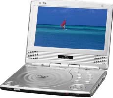 ノバック、7インチワイドTFT液晶搭載ポータブルDVDプレーヤー 画像