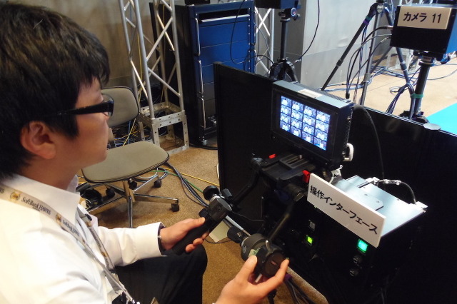 【NHK技研公開 2015】16台のカメラで多視点映像を撮影！　立体テレビの撮像システムとしての応用も 画像