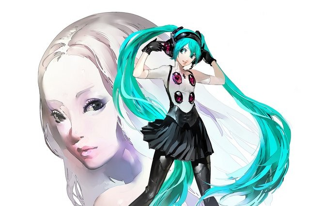 安室奈美恵、初音ミクとコラボ……イラストが公開 画像