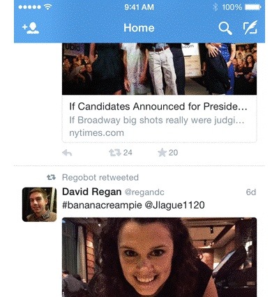 Twitter、タイムラインの動画が自動再生に 画像