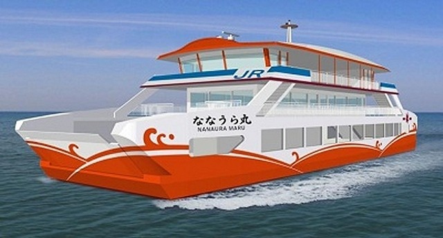 JR西日本宮島フェリー、新船導入へ 画像