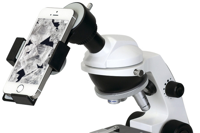 ケンコー、スマートフォンを取り付けて撮影できる200倍顕微鏡 画像