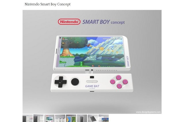 話題の「任天堂スマホ」は、海外デザイナーのコンセプトアートだった 画像