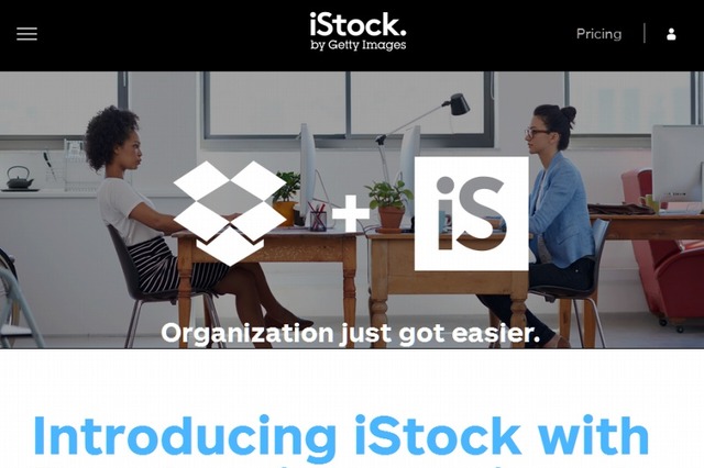 ゲッティイメージズのストックフォトサイト「iStock」、Dropboxと提携 画像