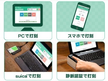 アプリでタイムカードを打刻……マルチOS対応の「勤怠管理システム」 画像