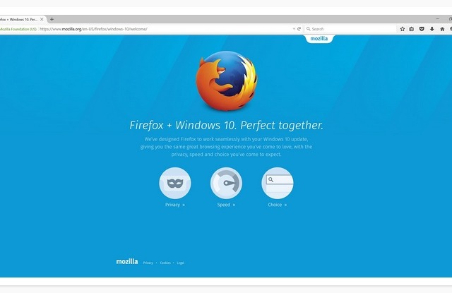 Windows 10に正式対応、「Firefox 40」がリリース 画像