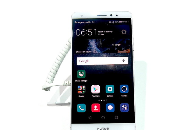 【IFA 2015】日本でも発売へ、HuaweiがForce Touch搭載のフラッグシップスマホ「Mate S」発表 画像