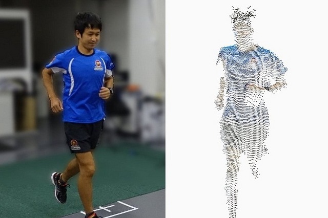 通り抜けるだけで身体の動きを3Dデータ化！スポーツ博に参考出展 画像