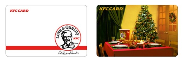 ケンタッキーフライドチキン、電子マネー式プリペイドカード「KFC CARD」開始 画像