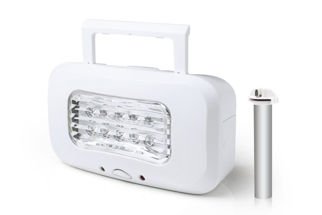 防災備蓄も可能な電池不要の塩水LEDランタンが発売 画像