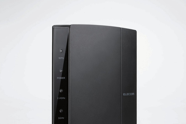 エレコム、ビームフォーミング機能で最大867Mbpsの高速無線LANルータ 画像