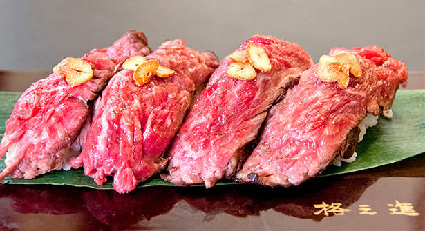 シャリにもこだわった！あの熟成肉の寿司が肉フェスに 画像