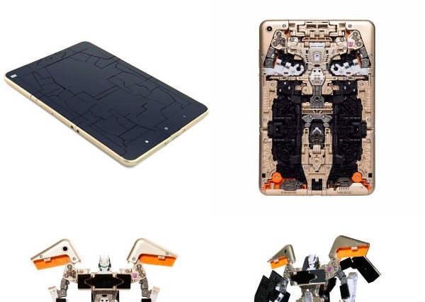 ギミックにやられる！タブレットがトランスフォーマーのロボットに変身!? 画像