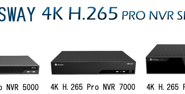 H.265＆4K対応で長時間録画ができる普及価格帯NVR 画像