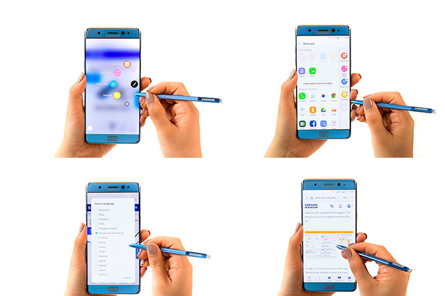 サムスン、防水・防塵・虹彩認証に対応したペン付属の新型スマホ「Galaxy Note 7」発表 画像