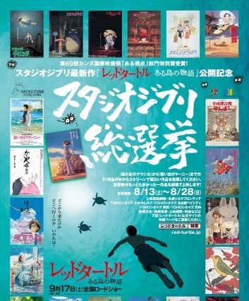 あなたのジブリ作品第1位は?スタジオジブリ総選挙開催 画像