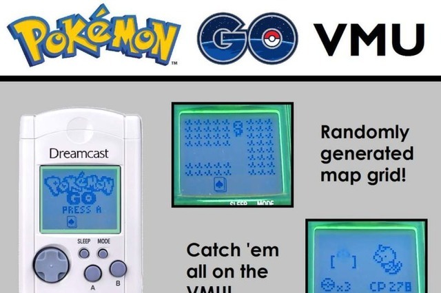 「ポケモンGO」をドリキャス「ビジュアルメモリ」に強引に移植した強者現る！ 画像