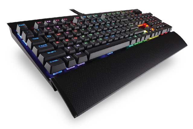 約1,680万色のLEDバックライト搭載! Corsairの新ゲーミングキーボード発売 画像