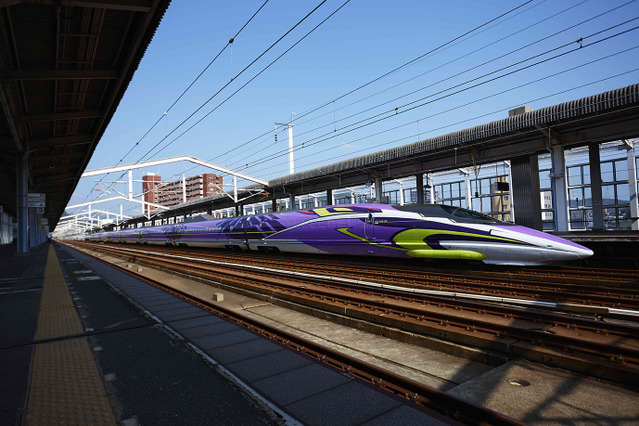 エヴァンゲリオン新幹線、運行期間を延長!渚カヲルの車内アナウンスも 画像