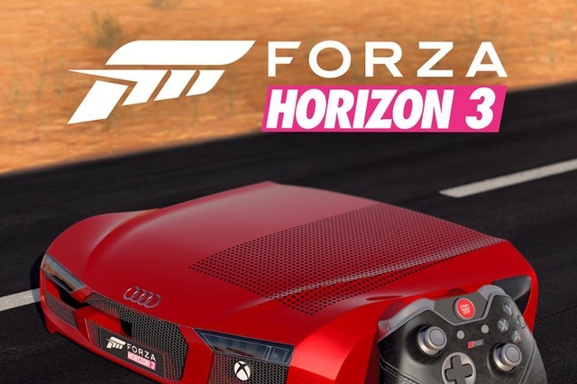 特別仕様のアウディR8型「Xbox One S」がカッコいい！ 画像