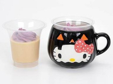 ミニストップ限定スイーツ！ハロウィン仕様のハローキティ陶器カップ付きで発売 画像