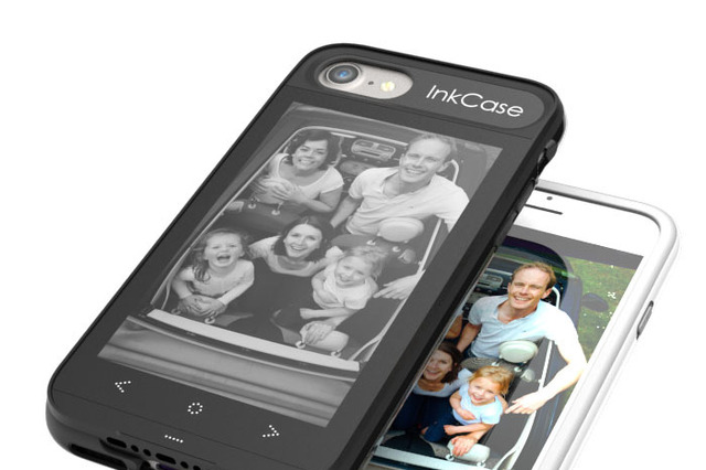 電子ペーパー付きケース「InkCase」にiPhone 7向けが登場 画像