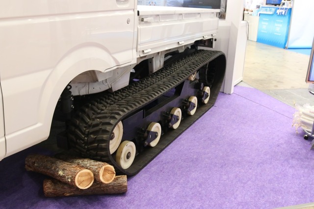 走破性抜群の軽トラ!?災害救援車「TX-14P」って何だ？ 画像
