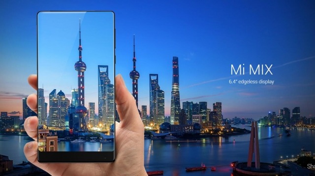 ほぼベゼルレス!Xiaomiが6.4インチファブレット「Mi MIX」を発表 画像