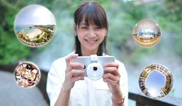 360度カメラ「Pi SOLO」登場！撮影者が写り込まず、LIVE映像のSNS共有も可能 画像