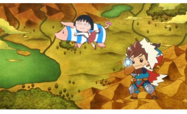 まる子がアニメ『モンスターハンター』に登場!? 2番組が年末にコラボ 画像