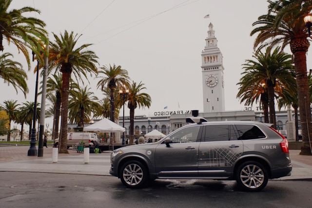 Uber、米サンフランシスコでも自動運転車の試験走行を開始 画像