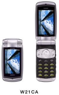 au、フルブラウザーを搭載した携帯電話「W21CA」を11月下旬に発売 画像