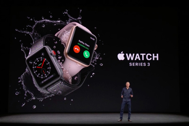Apple、LTE通信も可能な「Apple Watch Series 3」を発表！ 画像