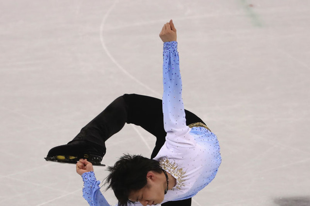 羽生結弦選手のフリーがまもなくスタート! 画像