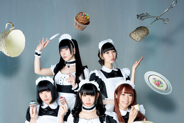 でんぱ組.inc、メイドコスプレ披露!カレンダーのハロウィンカット 画像