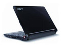 エイサー、ミニノートPC「Aspire one」に新色ギャラクシー・ブラックを追加——全モデルHDD容量160GBに! 画像