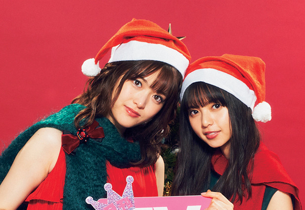 乃木坂46の齋藤飛鳥と松村沙友理がクリスマスグラビアを披露！ 画像