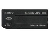ソニー、1GバイトのメモリースティックPRO 画像
