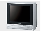 松下、DVDプレーヤーとVHSビデオ内蔵した21型テレビ 画像