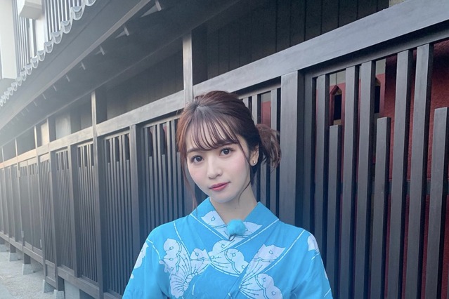 「ひと足早く、夏を満喫」傳谷英里香が浴衣美人に！ 画像