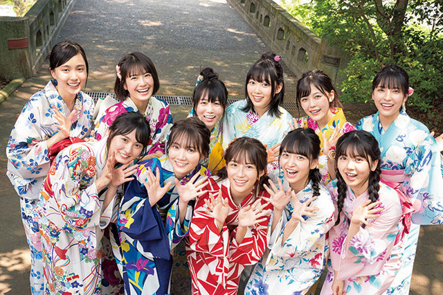 乃木坂46 4期生全員が浴衣で勢ぞろい! 画像