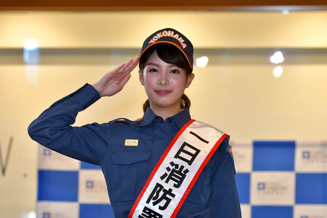 『4分間のマリーゴールド』出演の関水渚が一日消防署長に就任！ 画像