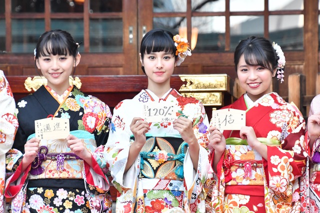 浅川梨奈「もうちょっと色気とかも」……エイベックス新春晴れ着撮影会 画像