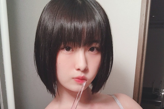 大間乃トーコ、グラビア界注目のHカップボディをSNSでも!キャミソール写真にファン興奮 画像