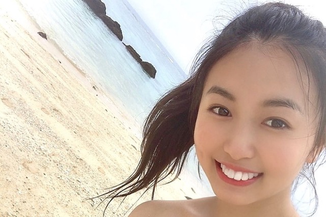 注目のHカップ新人グラドル・舞子、迫力ボディのオフショット公開 画像