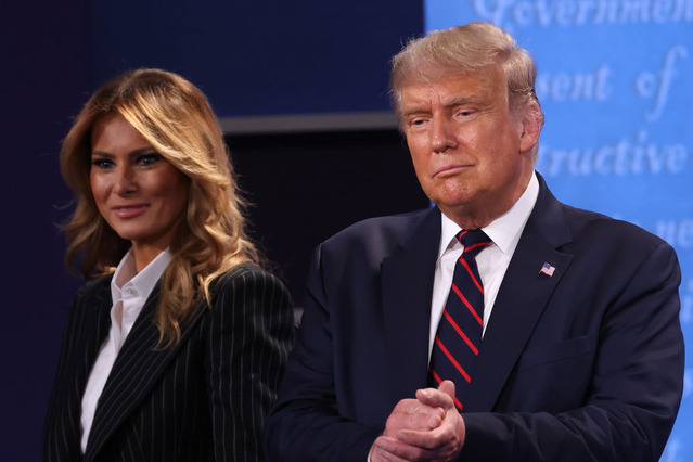 トランプ大統領夫妻、新型コロナ陽性　ツイッターで明らかに 画像