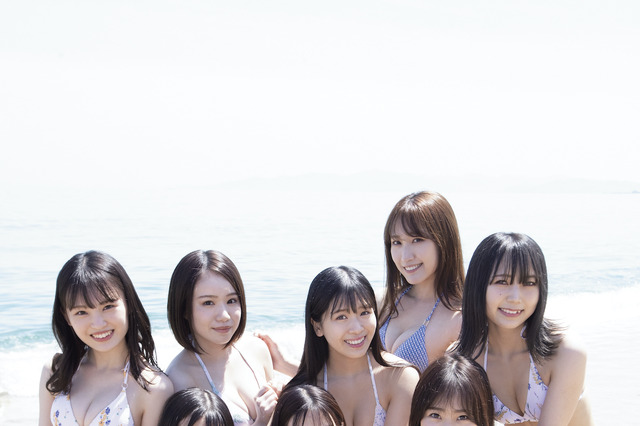 NMB48から8名の美少女がフレッシュな水着姿を披露! 画像