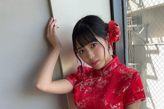 NMB48・安田桃寧、太ももセクシーなチャイナドレス姿を披露！ 画像